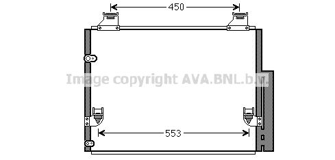 AVA QUALITY COOLING Kondensaator,kliimaseade TO5563D